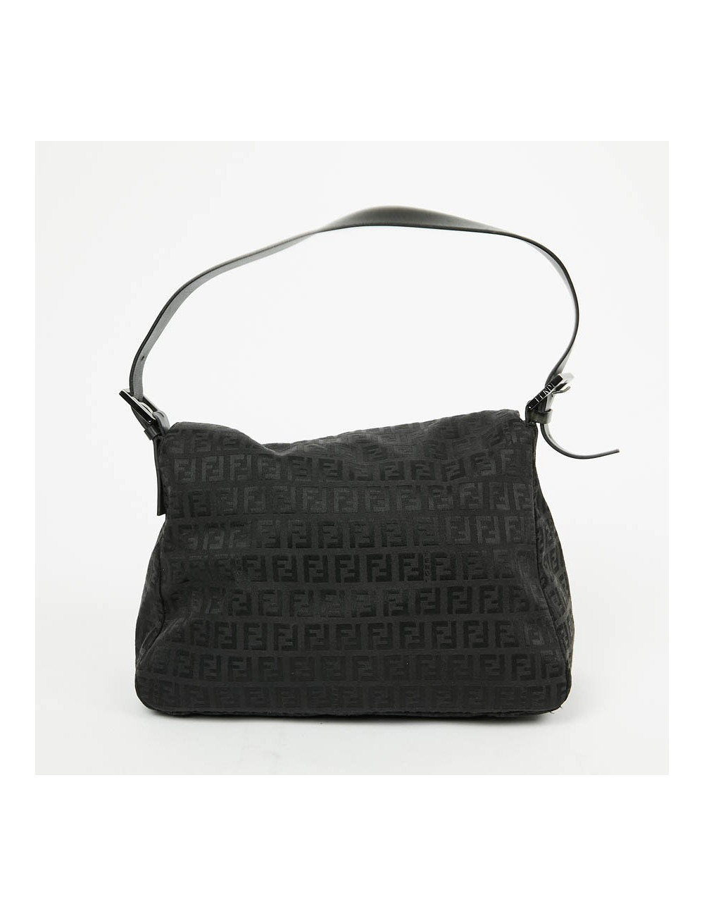 Sac FENDI Mamma toile monogramme noire