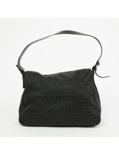 Sac FENDI Mamma toile monogramme noire