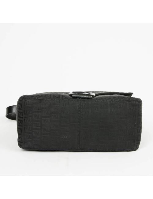 Sac FENDI Mamma toile monogramme noire