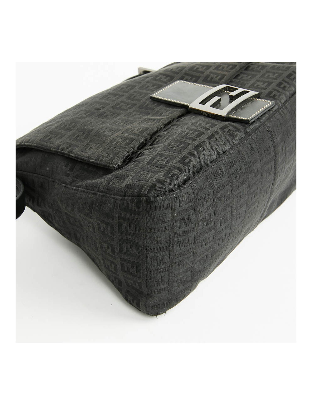 Sac FENDI Mamma toile monogramme noire