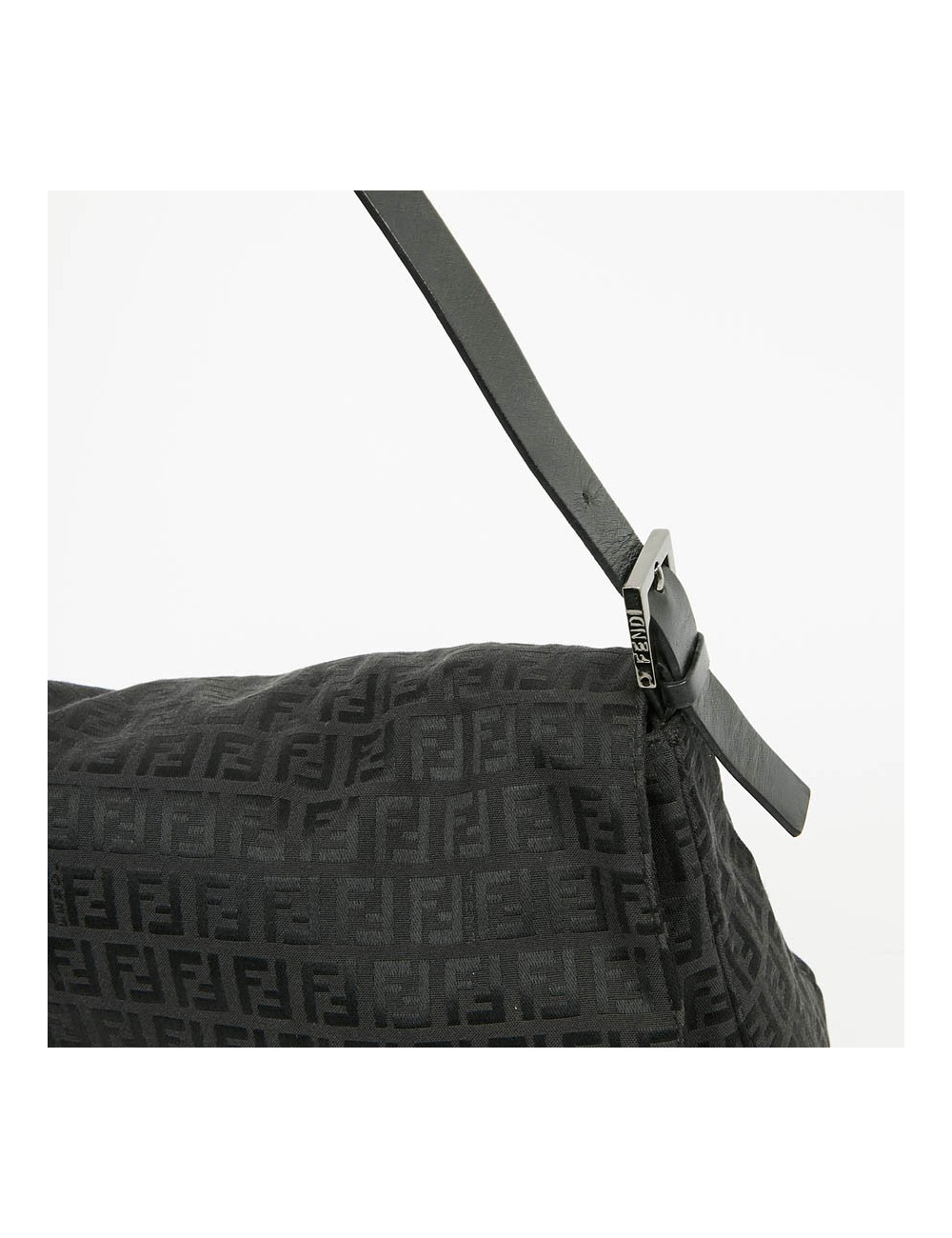 Sac FENDI Mamma toile monogramme noire