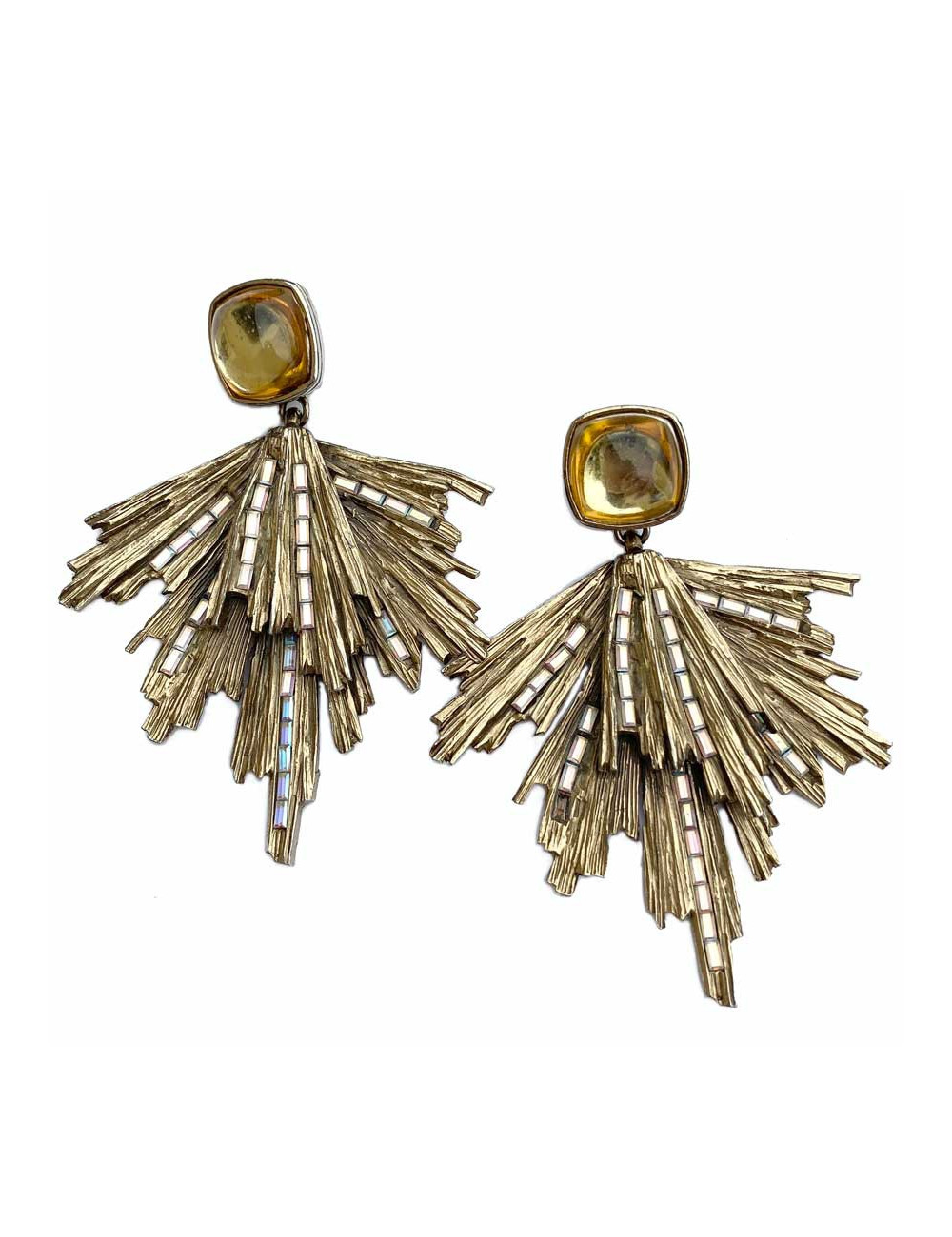 Boucles d'oreille Clous YSL SAINT LAURENT