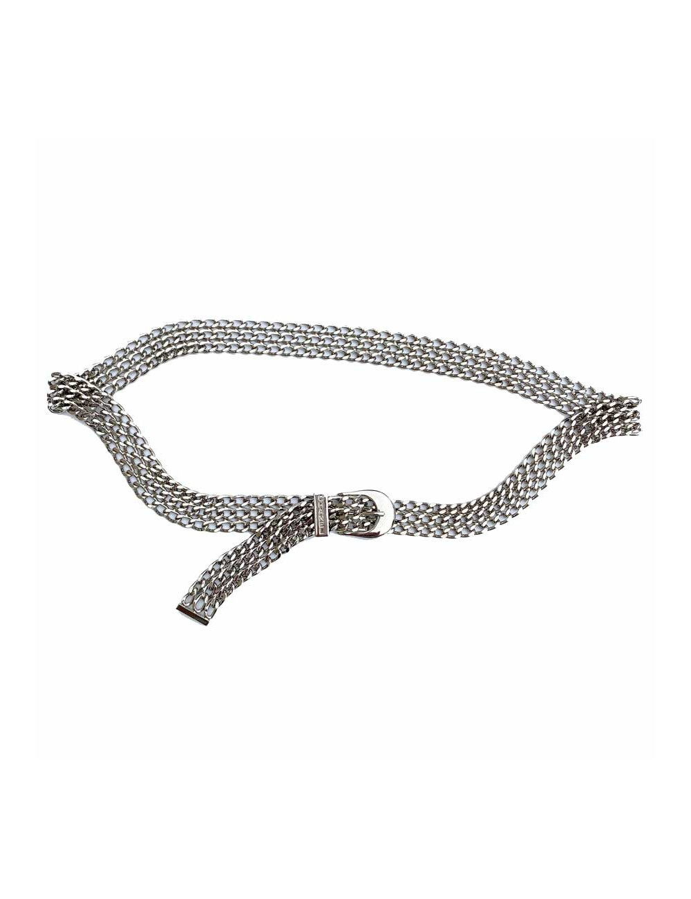 Ceinture CHANEL Triple chaine argent Vintage