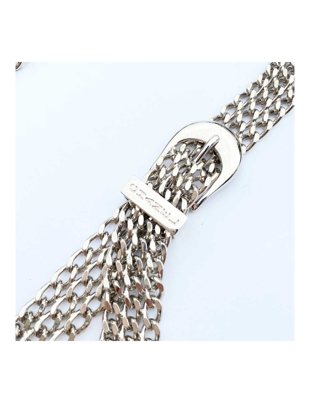 Ceinture CHANEL Triple chaine argent Vintage