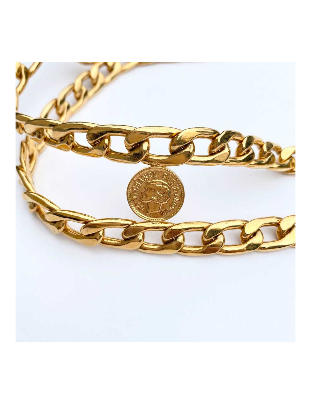 Ceinture médailles CHANEL Vintage