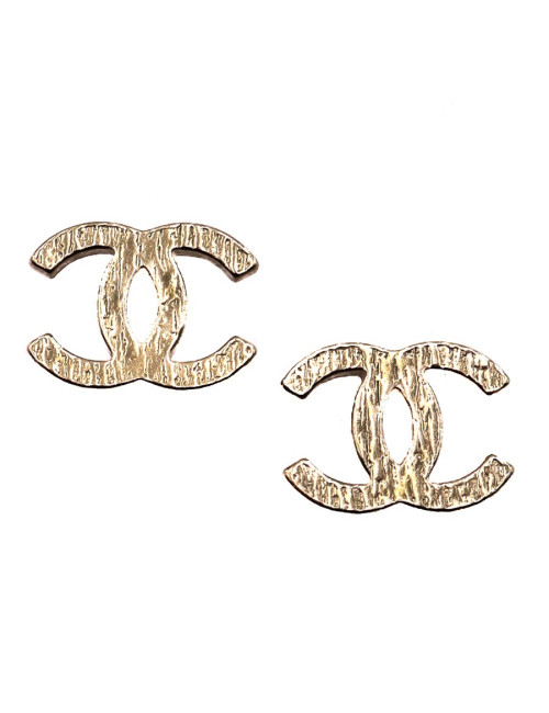 Boucles d'oreille clous CHANEL CC
