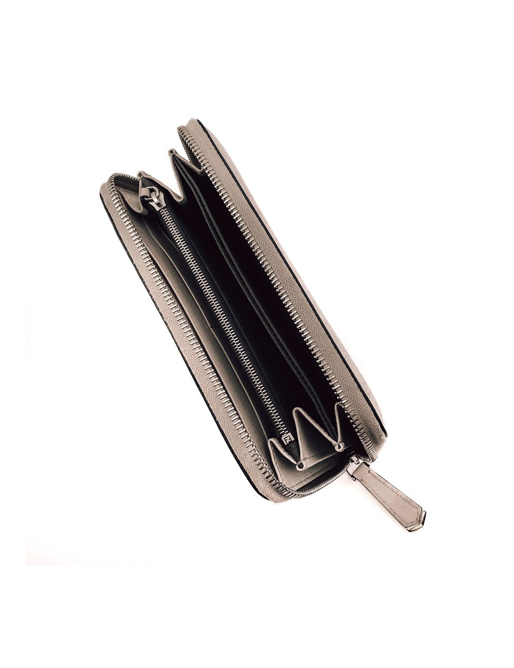 FENDI taupe snake wallet