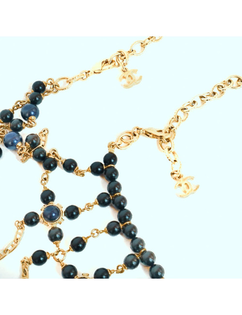 CHANEL COUTURE breastplate with beads