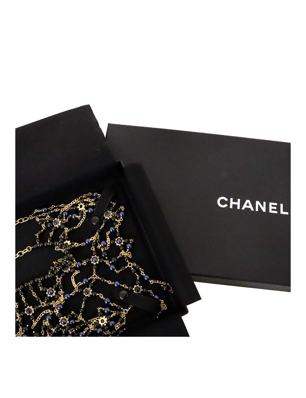 CHANEL COUTURE breastplate with beads