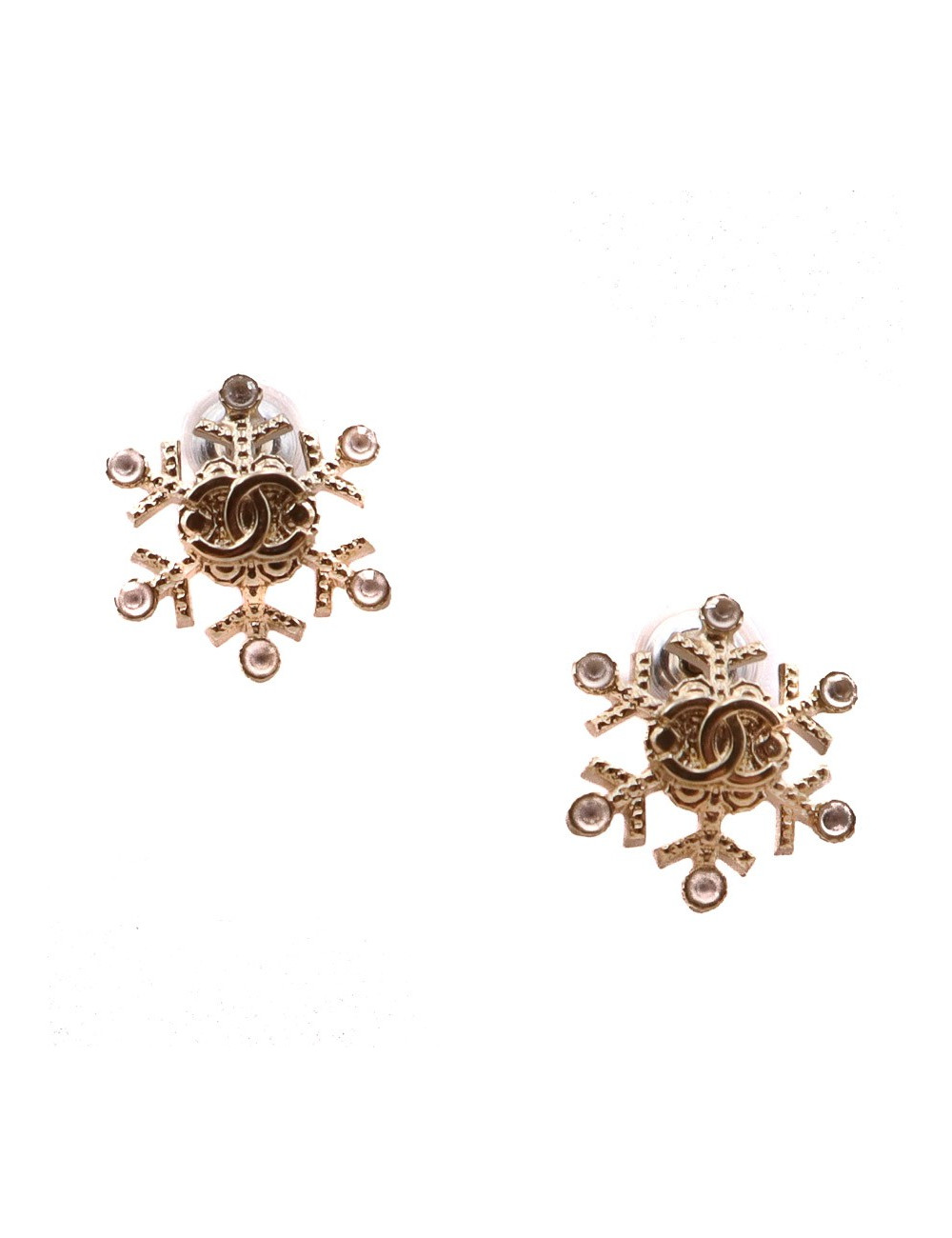 Boucles d'oreille clous Chanel étoile