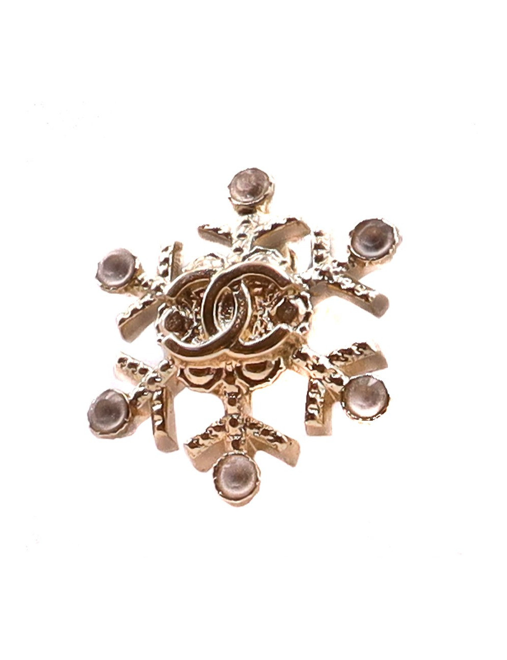 Boucles d'oreille clous Chanel étoile