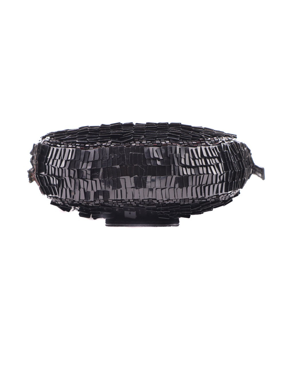 Mini baguette FENDI sequins noirs