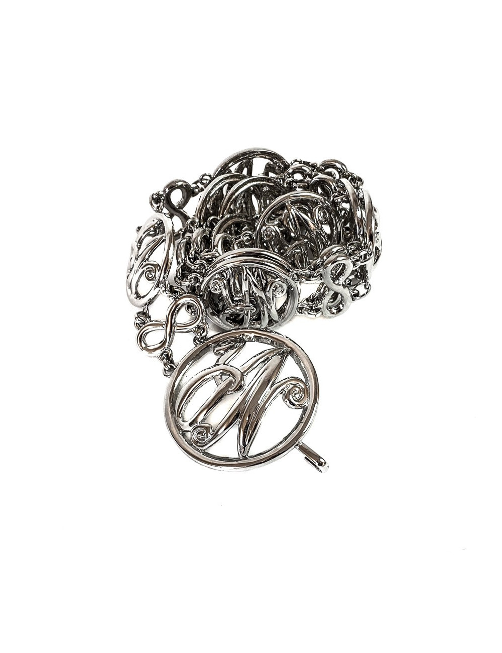 Ceinture NINA RICCI en métal argent