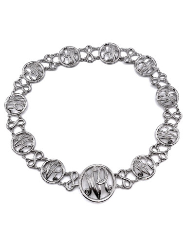 Ceinture NINA RICCI en métal argent