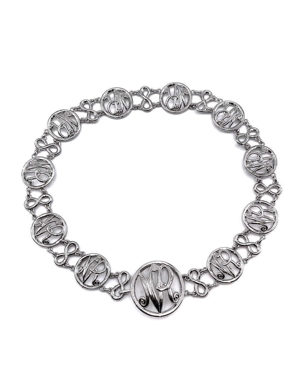 Ceinture NINA RICCI en métal argent