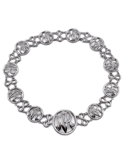 Ceinture NINA RICCI en métal argent