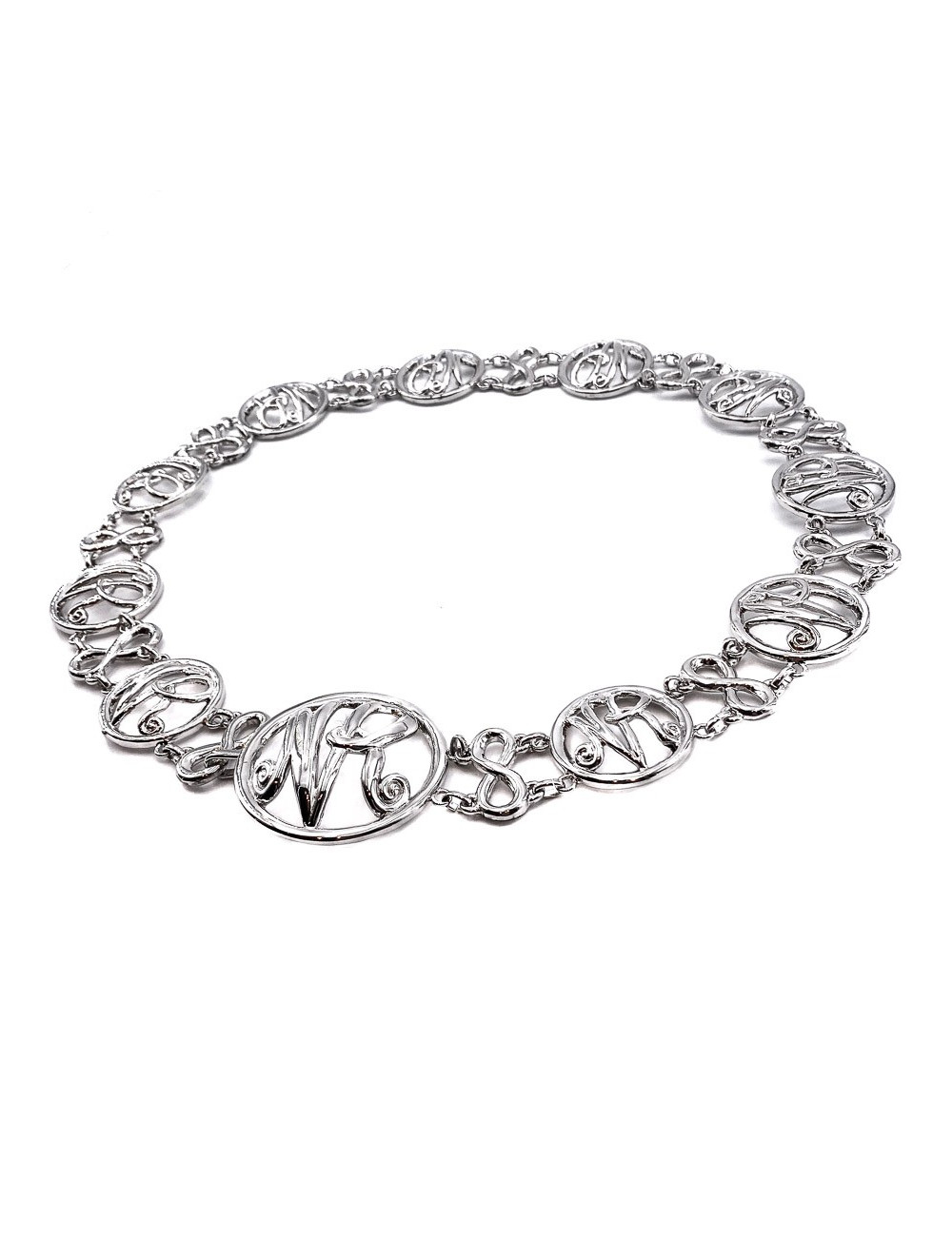 Ceinture NINA RICCI en métal argent