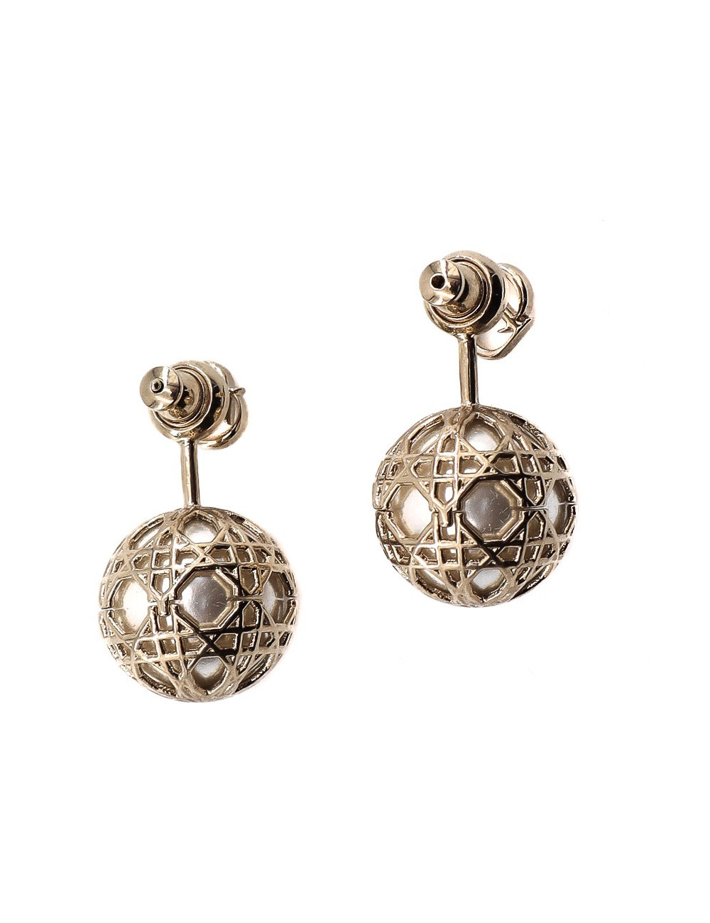 Boucle d'oreilles tribale DIOR dorées