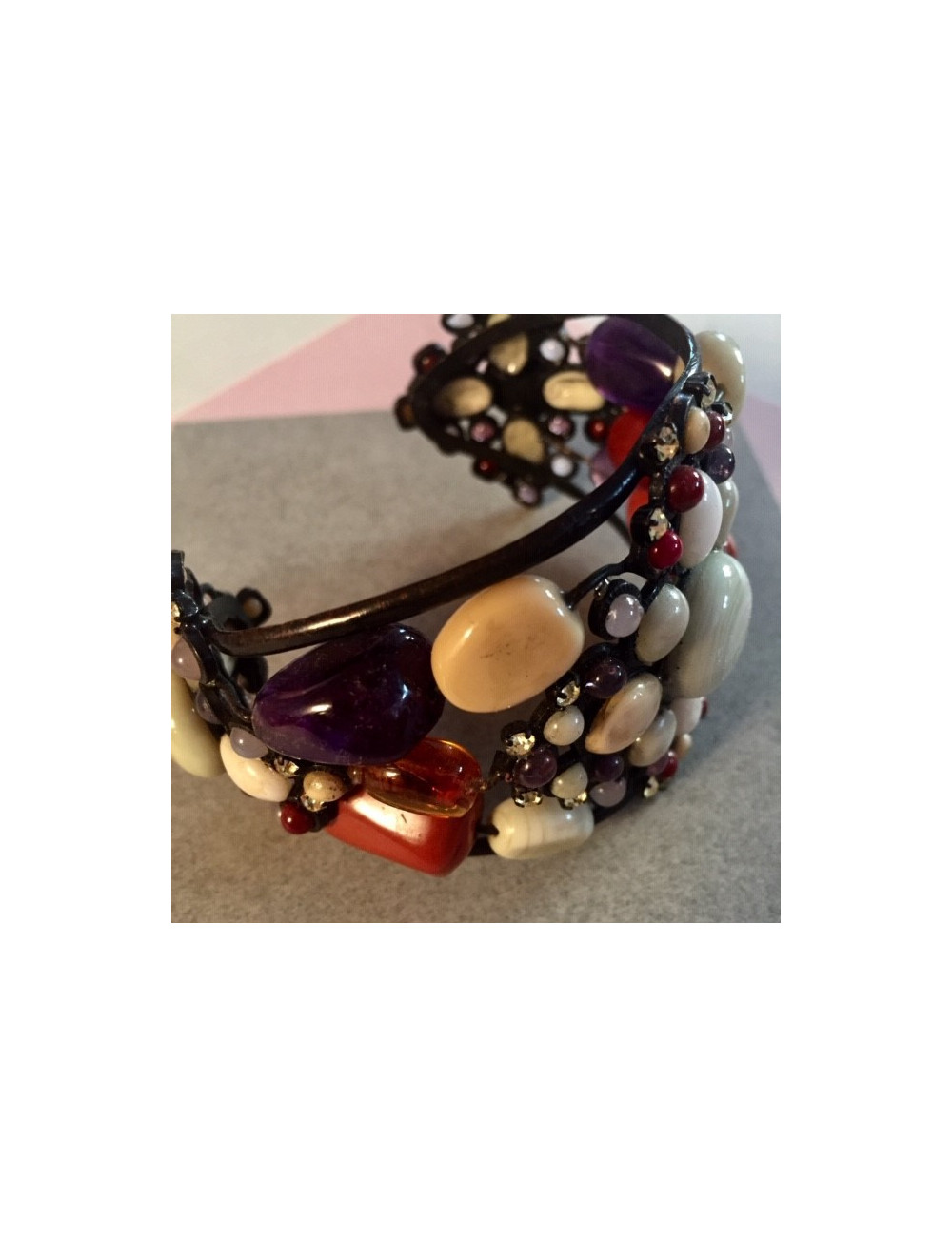 MARGUERITE DE VALOIS Couture Byzance cuff