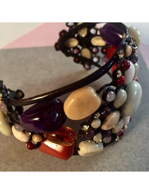 MARGUERITE DE VALOIS Couture Byzance cuff