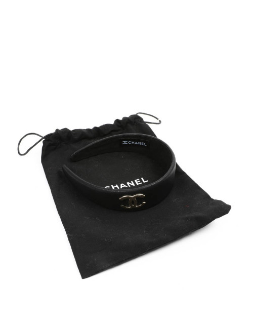 Serre tête CHANEL noir
