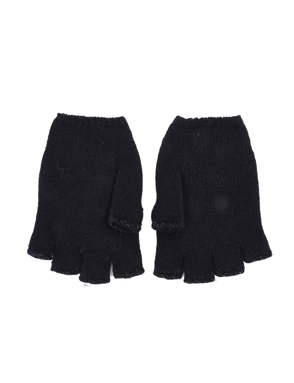 Mitaines CHANEL cachemire bleu marine