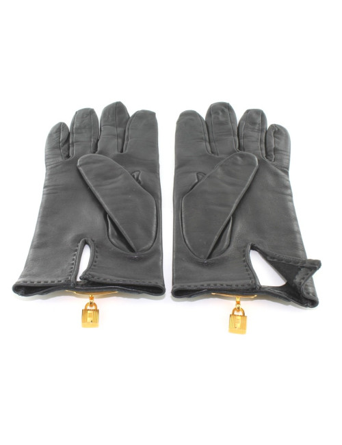 Gants HERMES en cuir 
