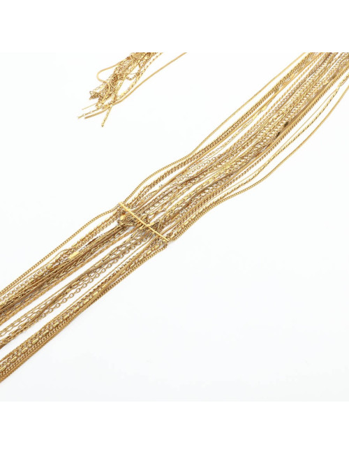 CHANEL gilded multichain belt-necklace