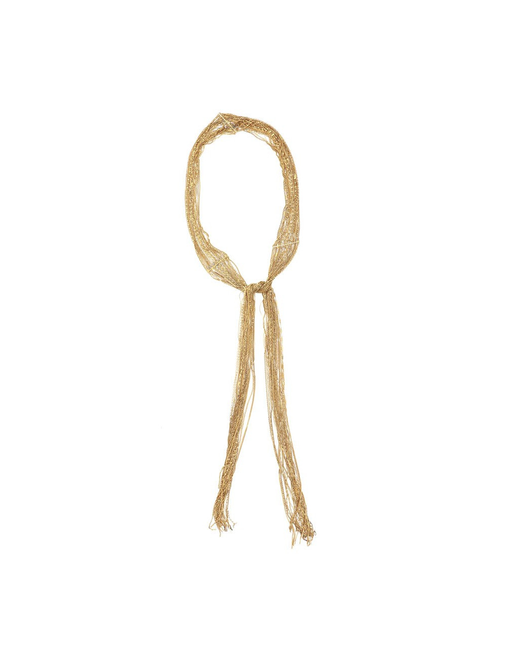 CHANEL gilded multichain belt-necklace