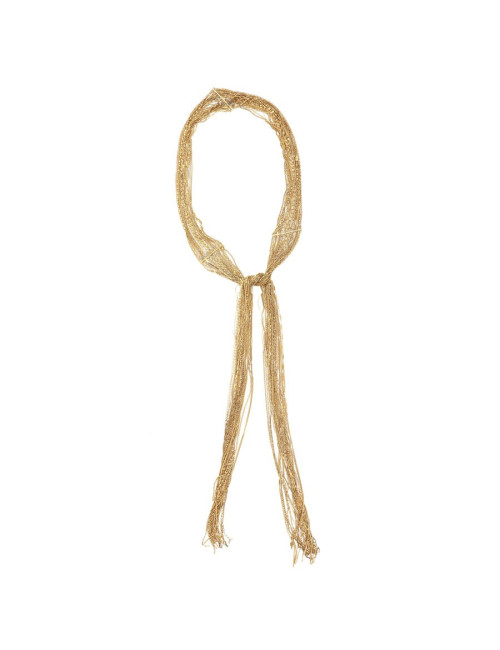 CHANEL gilded multichain belt-necklace