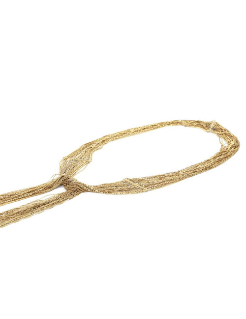 CHANEL gilded multichain belt-necklace
