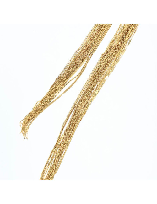 CHANEL gilded multichain belt-necklace