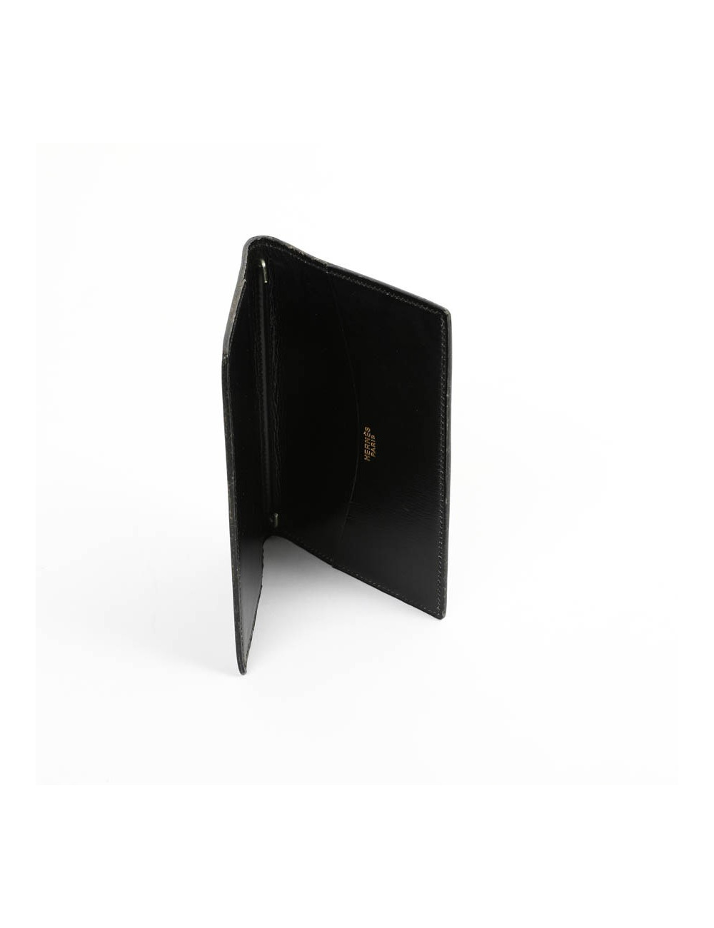 HERMES black Box leather agenda cover
