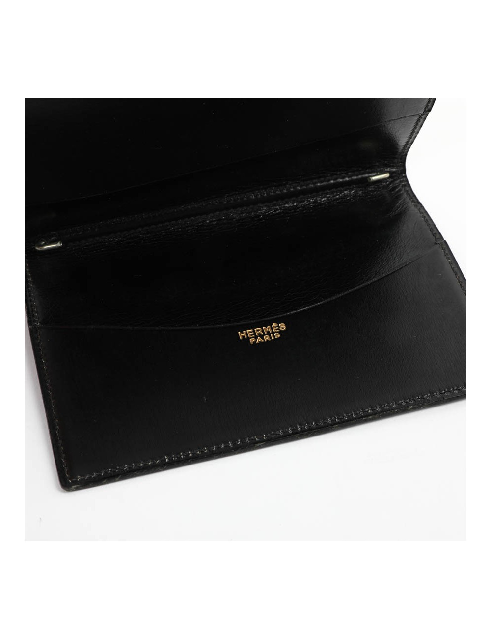 HERMES black Box leather agenda cover