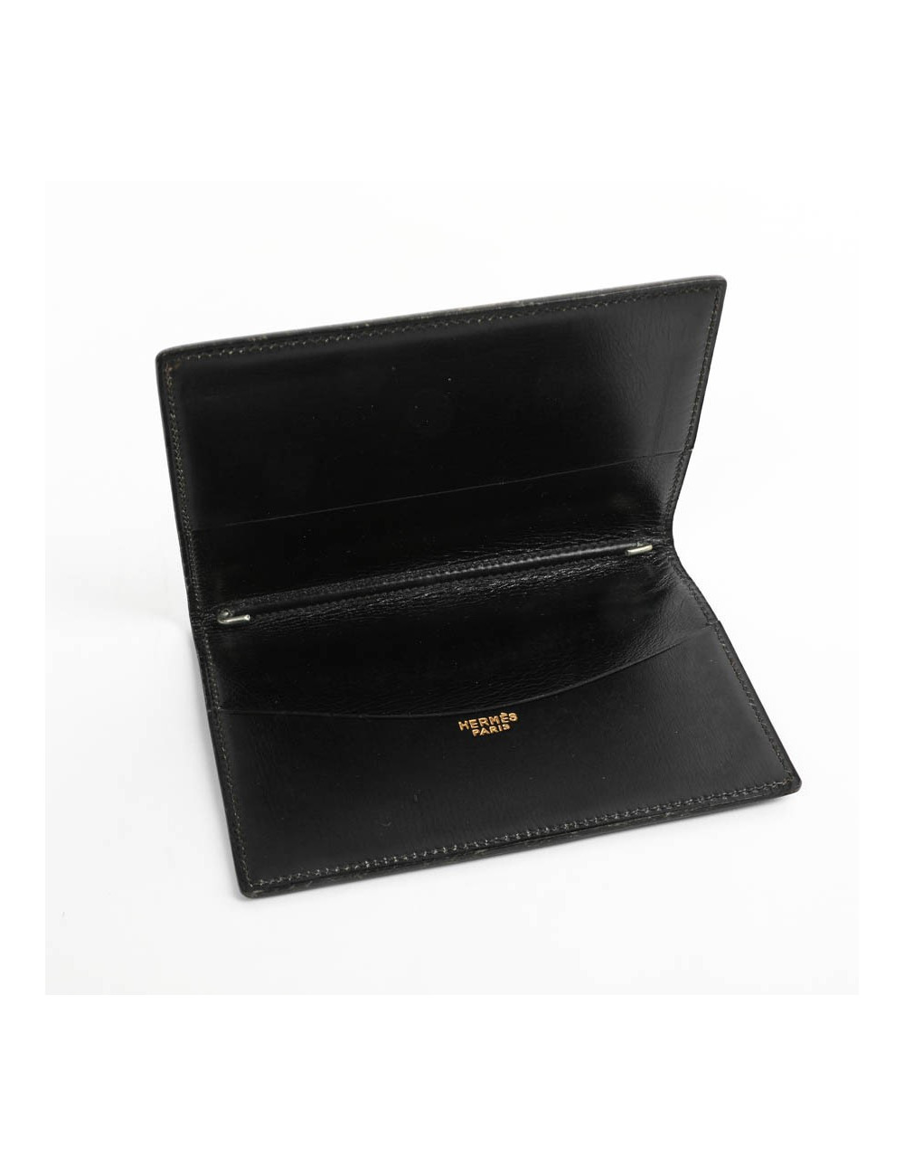 HERMES black Box leather agenda cover