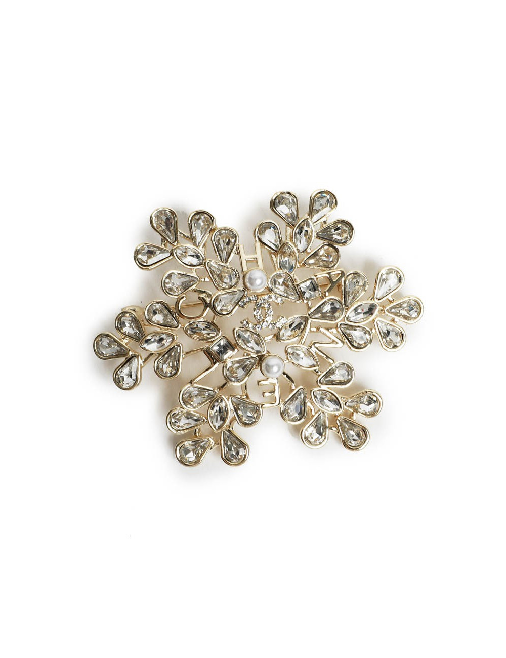 Broche CHANEL flocon de neige