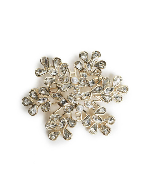 Broche CHANEL flocon de neige