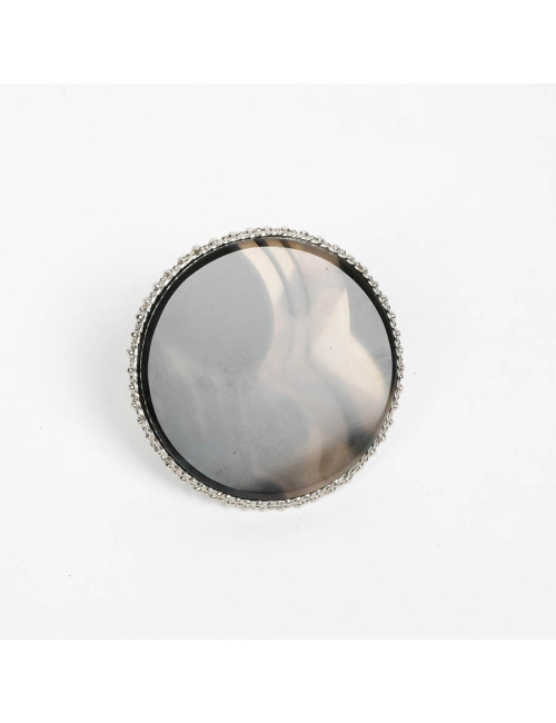 Bague ronde CHANEL pierre