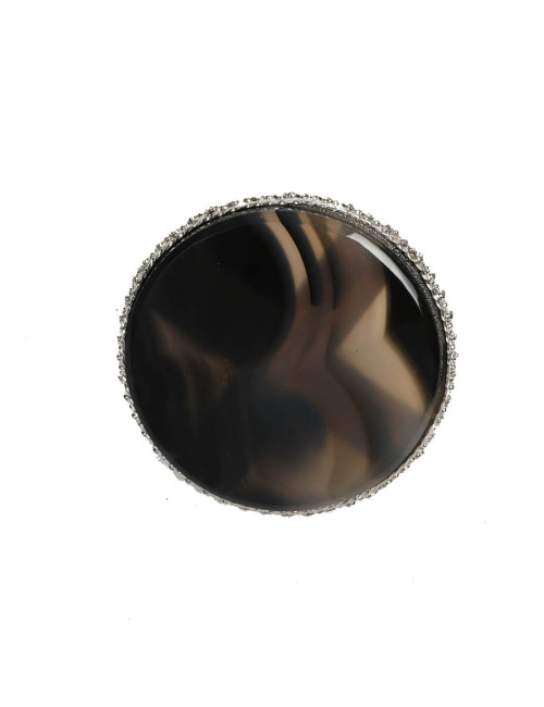 Bague ronde CHANEL pierre