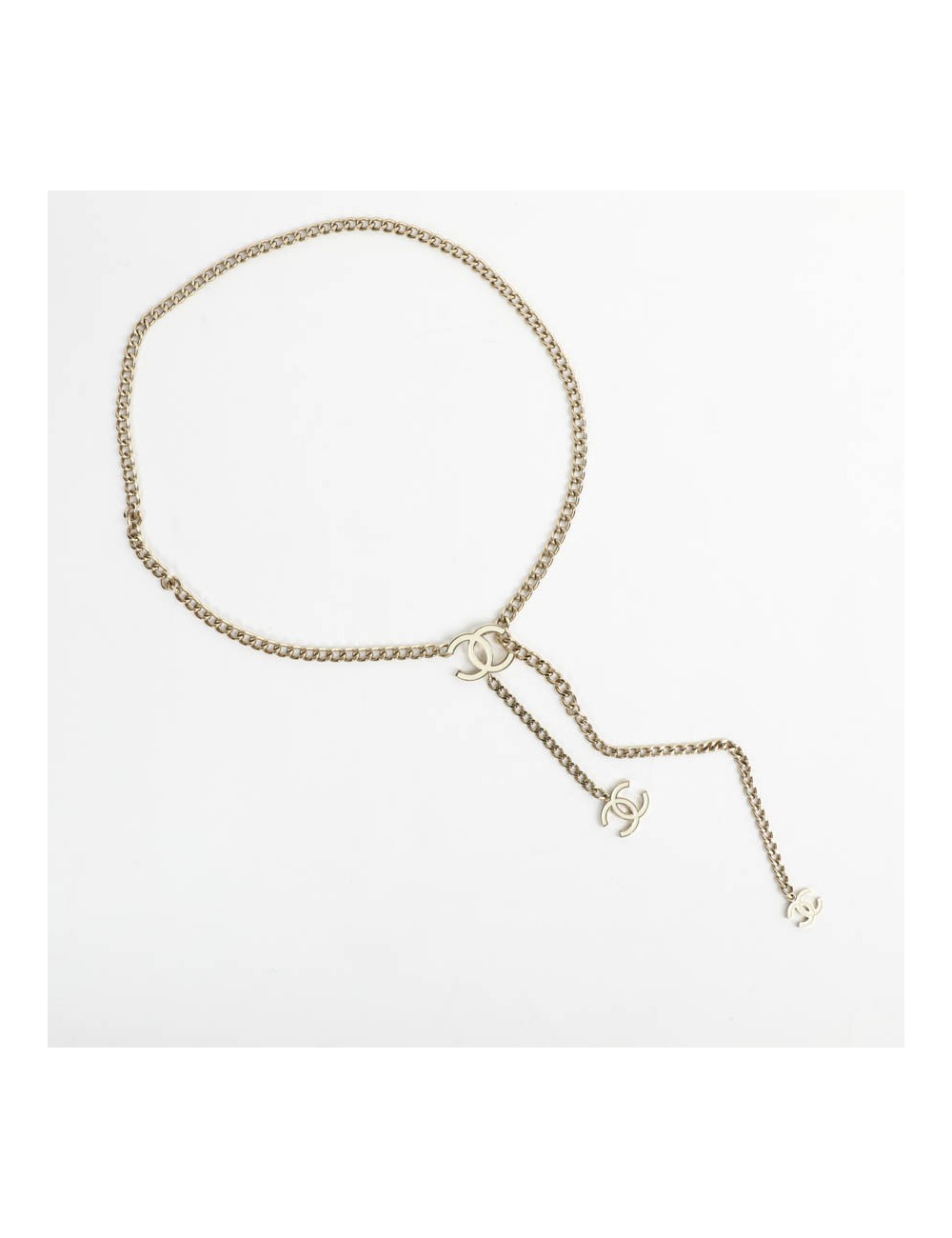 Ceinture CHANEL chaîne et émail