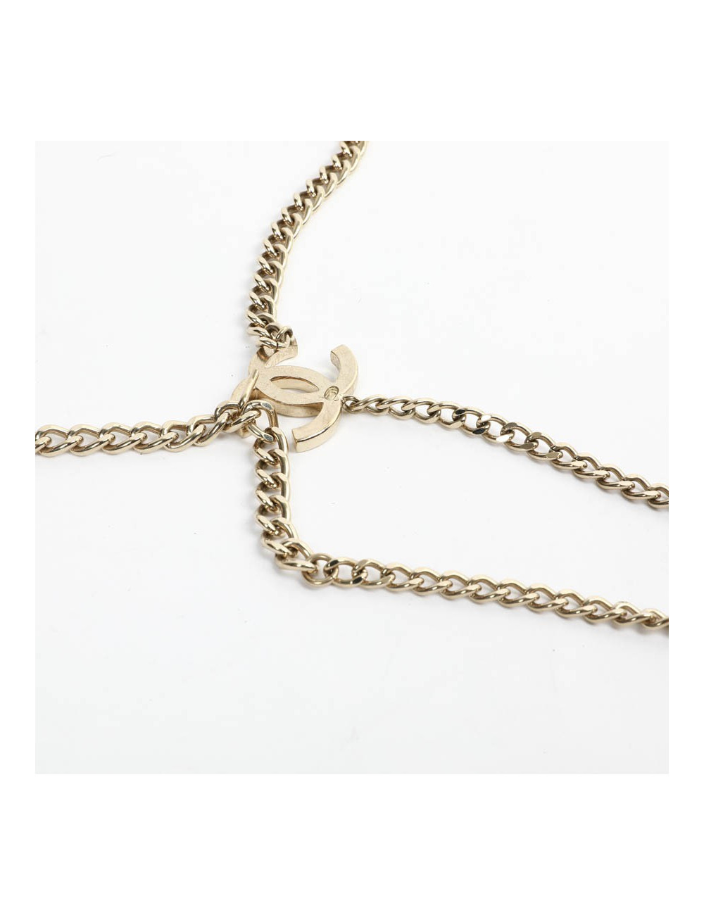 Ceinture CHANEL chaîne et émail