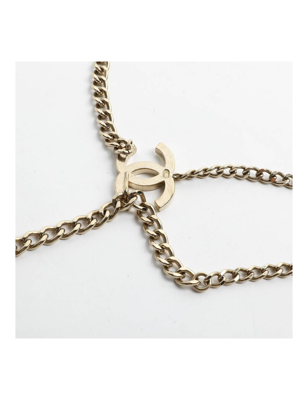 Ceinture CHANEL chaîne et émail