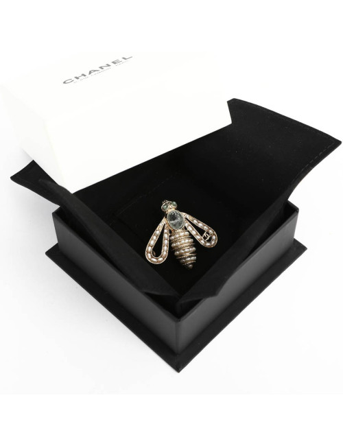 Broche CHANEL abeille dorée