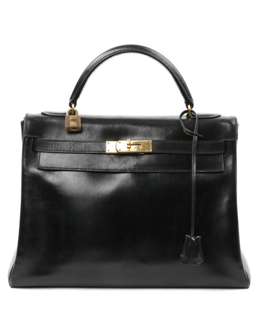 Kelly 32 HERMES box noir