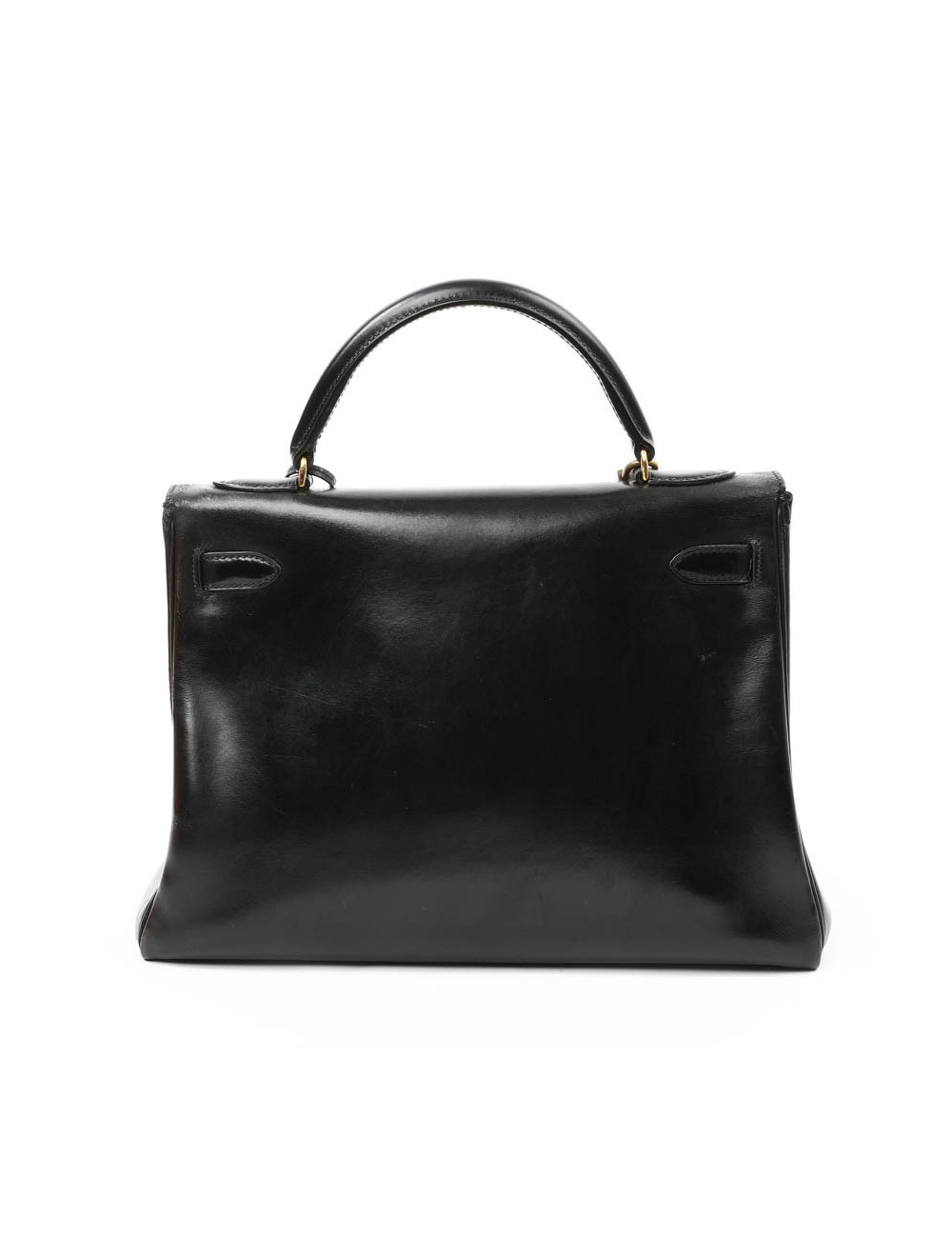 Kelly 32 HERMES box noir Vintage