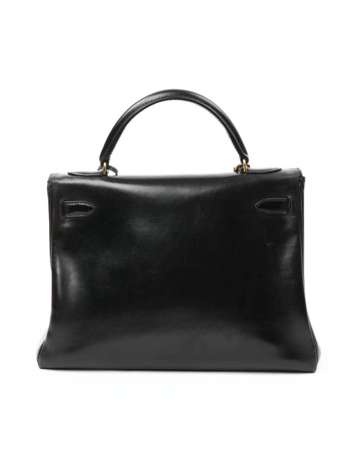 Kelly 32 HERMES box noir Vintage