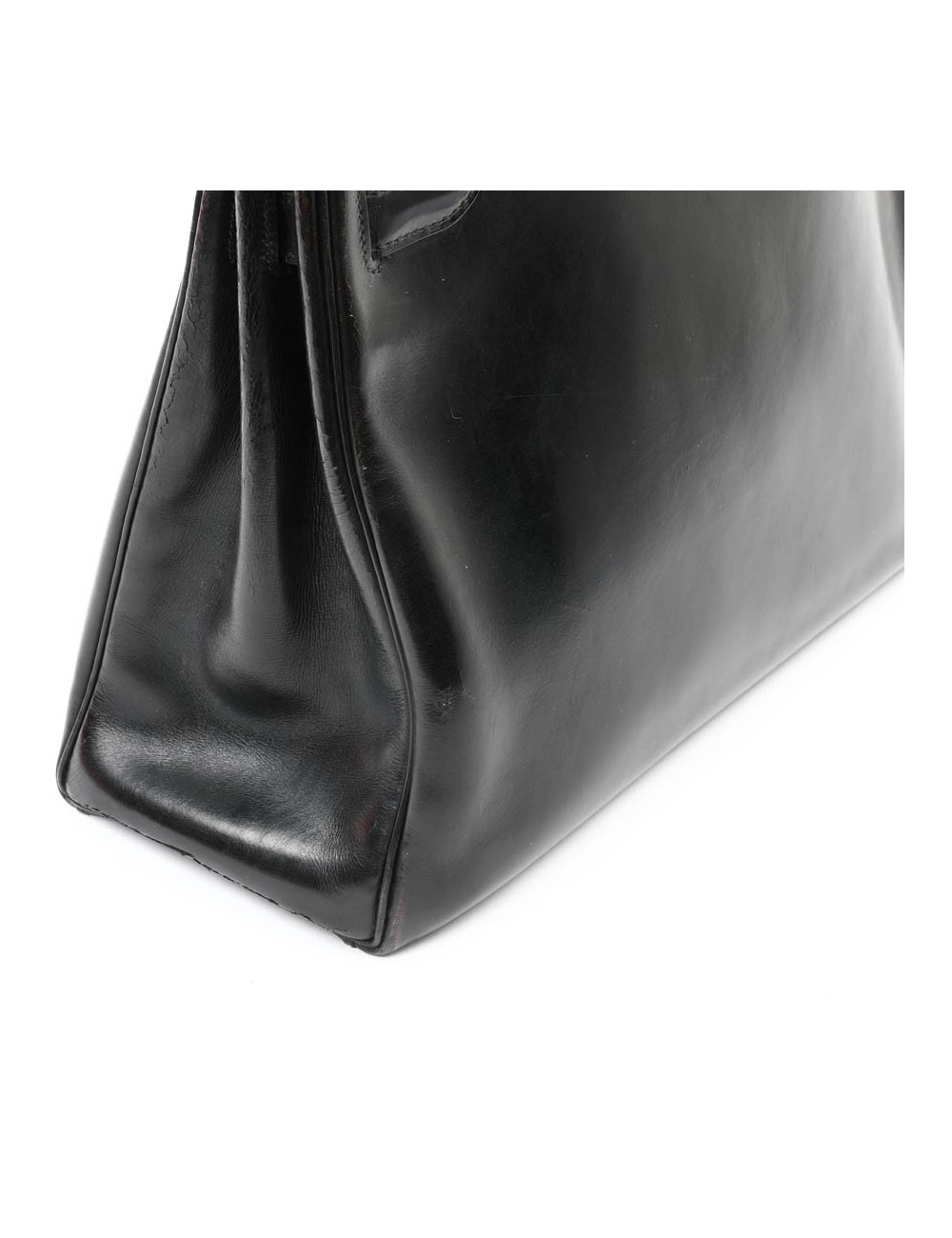 Kelly 32 HERMES box noir Vintage