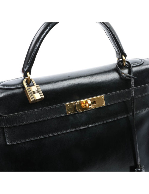 Kelly 32 HERMES box noir