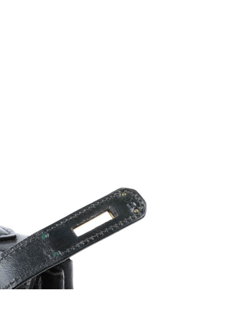 Kelly 32 HERMES box noir Vintage