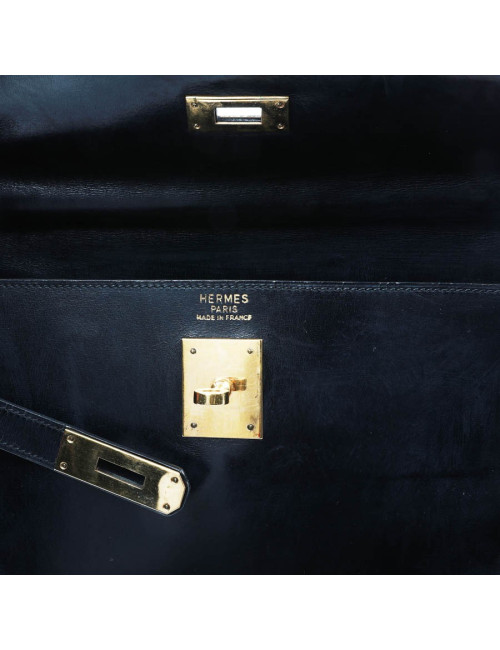 Kelly 32 HERMES box noir